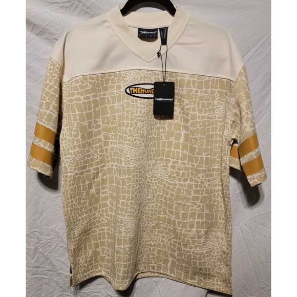 The Hundreds Embroidered Patch V Neck Pullover Shirt Size Medium Polyester - Picture 1 of 3